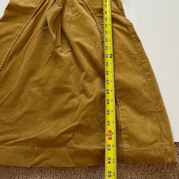 Anthropologie Holding Horses Corduroy Brown Sleeveless Dress New - Picture 7 of 9